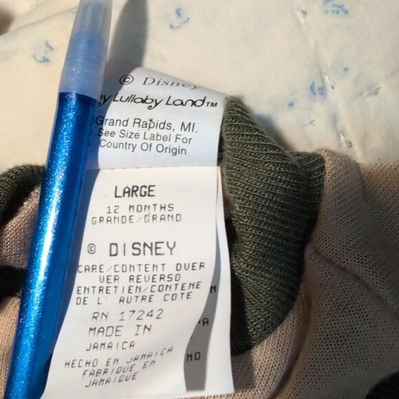 Disney Vintage 90s Mickey Mouse For Kids Jumpsuit Camo Infant Boys Pajama - Picture 4 of 10